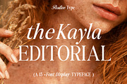 The Kayla Editorial Serif (15 Font), a Serif Font by Positive TypeFoundry (Thumbnail 1 of 14)