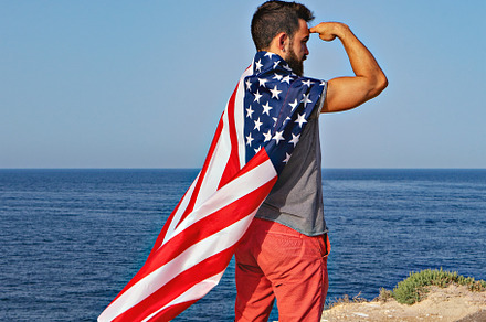 Independence day of USA, a Person Photo by Kira Yan