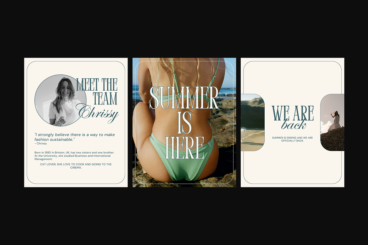 OPHELIA Social Media Kit Canva, a Social Media Template by Aire Studio (Photo 4 of 6)