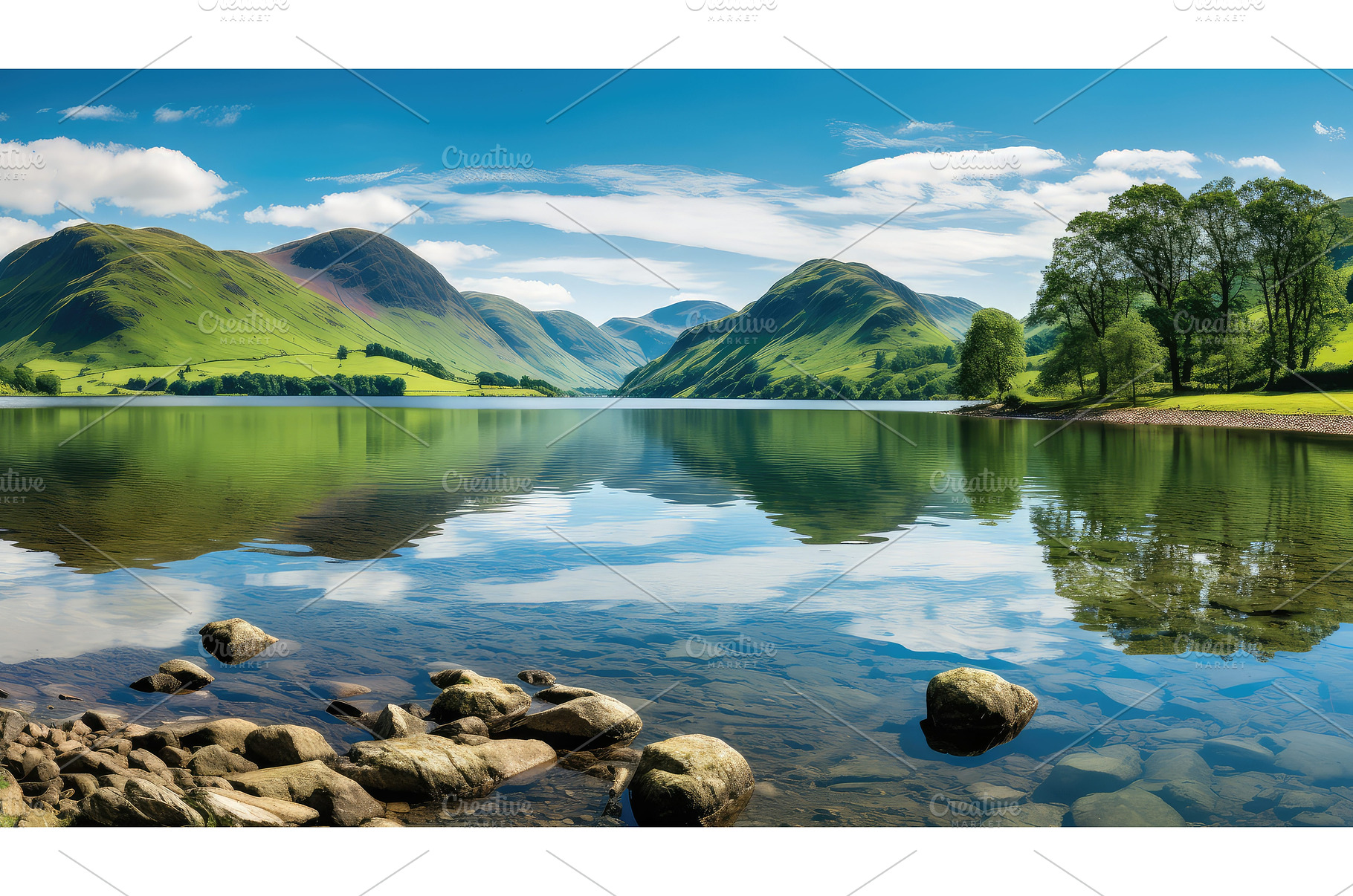 scenic cumbria lake district, a Nature Photo by pikepicture