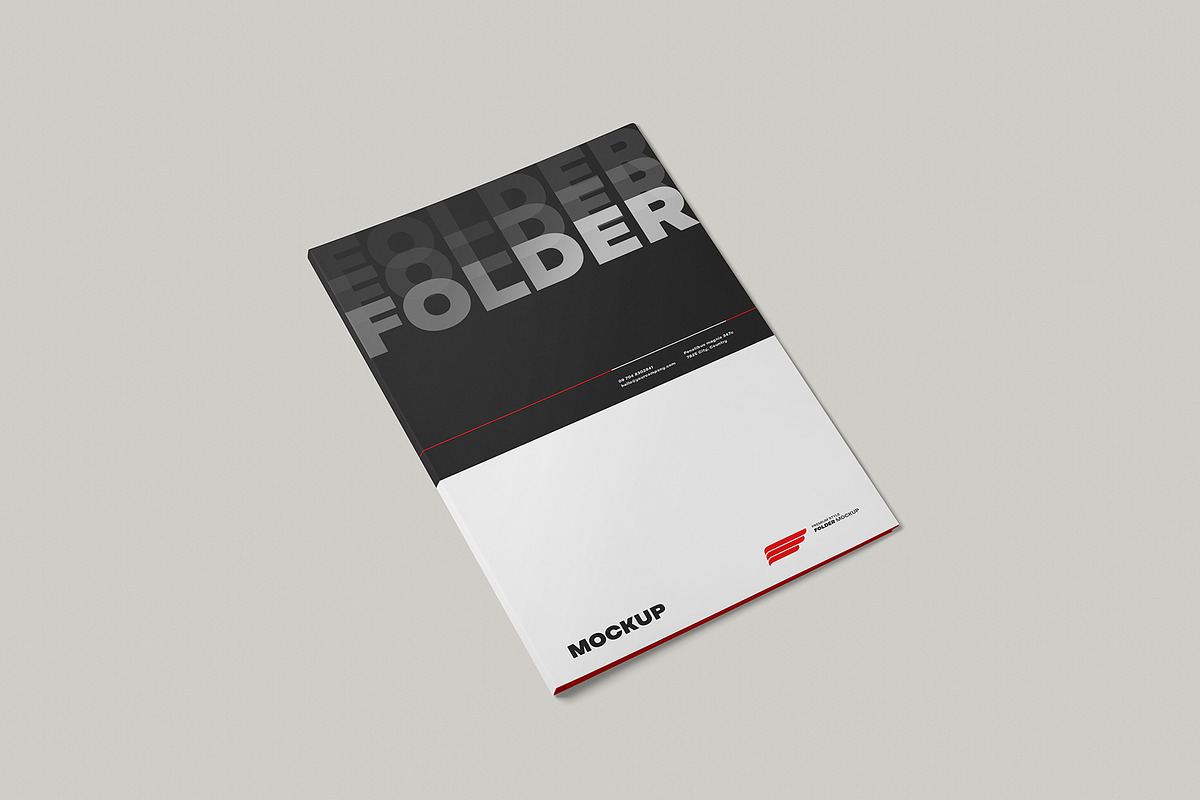 Folder Mockup, a Product Mockup by PixelVoyager (Photo 7 of 7)