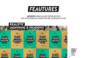 Glued Urban Poster Series Mockup, a Print Template by City Poster Mockups (Thumbnail 2 of 3)