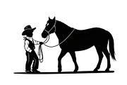 Western Cowboy Horse Silhouette Bund, an Illustration by Designs_River (Thumbnail 32 of 51)
