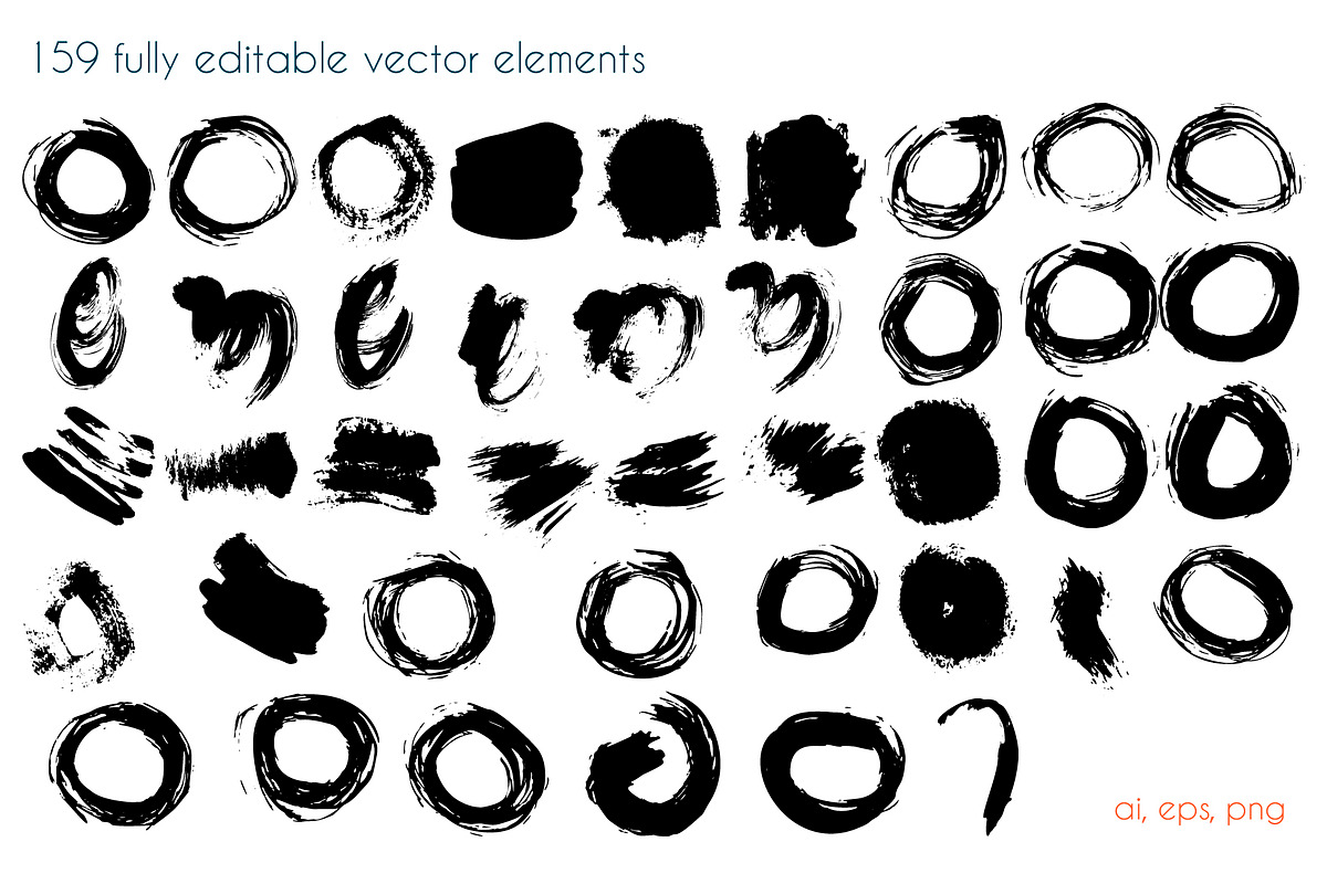 Abstract vector collection, a Pattern Graphic by Kate Art (Photo 15 of 19)