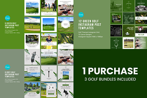 Golf Social Media BUNDLE