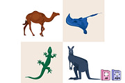 Flat Animal Silhouette Set, an Animal Illustration by MISS CHATZ (Thumbnail 2 of 3)