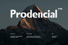 Prodencial - Sans Serif Typeface