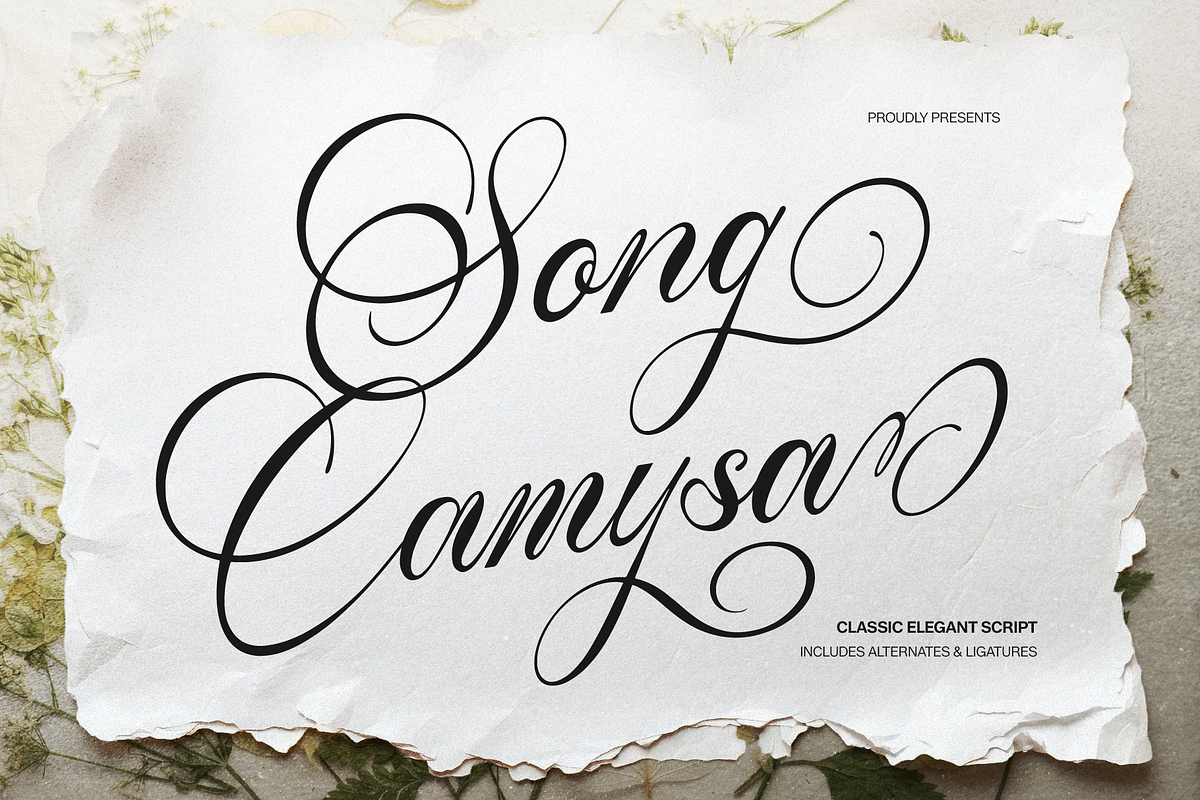 Alventary | Classic Elegant Script, a Script Font by gracetype_studio (Photo 1 of 12)
