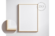 Wooden frame mockup close up, an Advertising Mockup by Artjafara (Thumbnail 3 of 5)