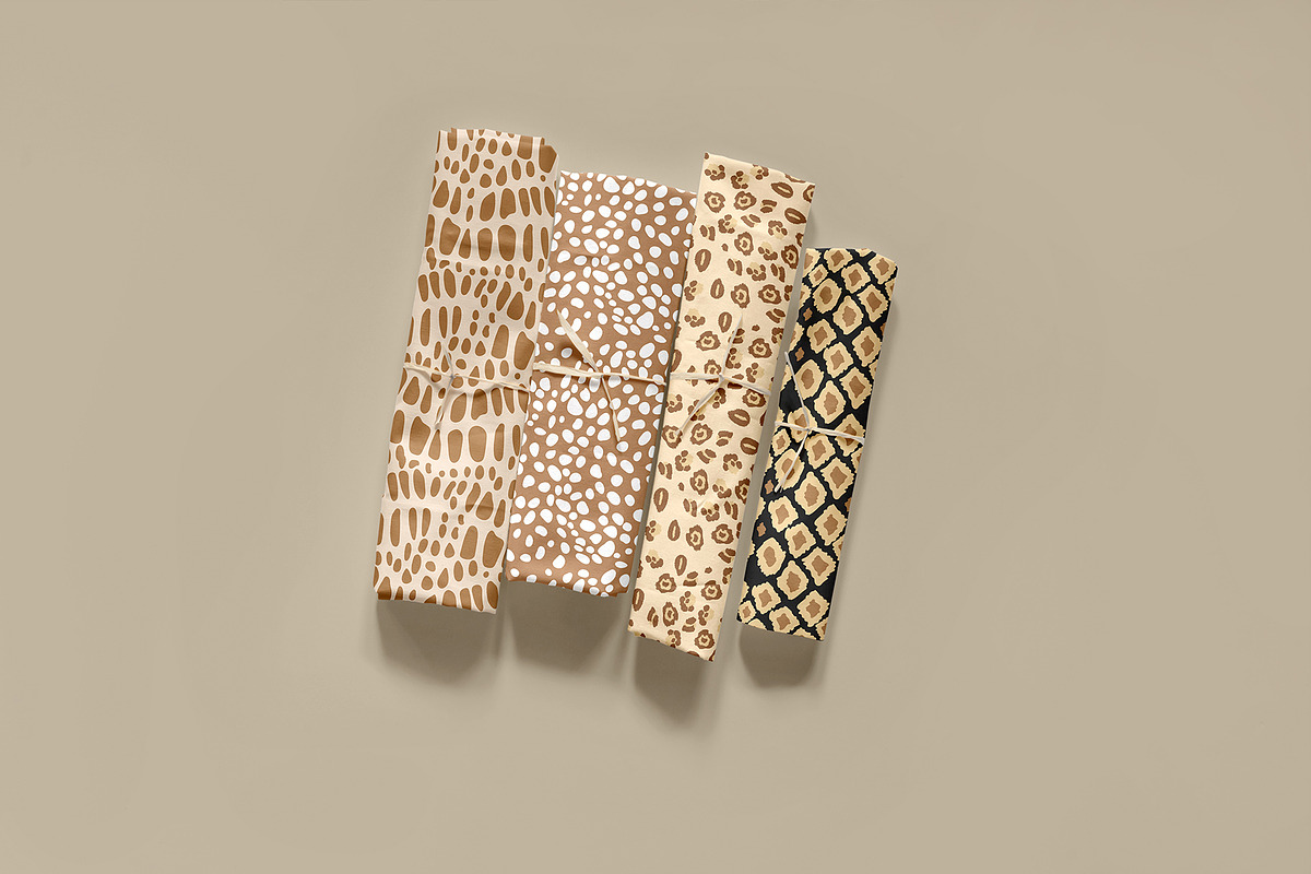 Cotton Fabric Rolls Mockup, a Packaging Mockup by bazarova (Photo 4 of 8)