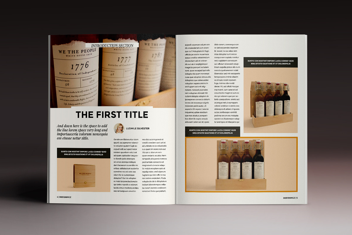 Des12n MGZ, a Magazine Template by Luuqas Design (Photo 3 of 16)
