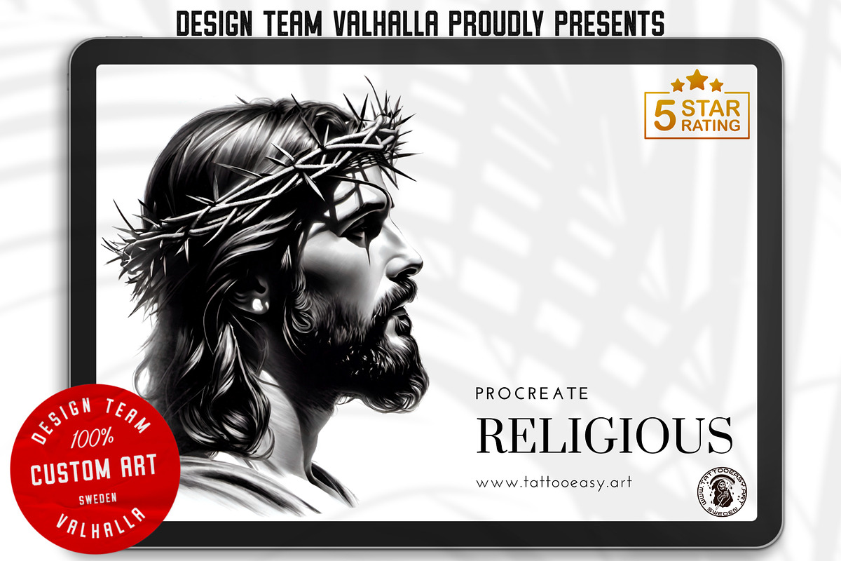Procreate - Religious, a Brush Add-On by Studio.Valhalla (Photo 1 of 9)