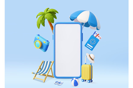 3D Summer Vacation Travel App