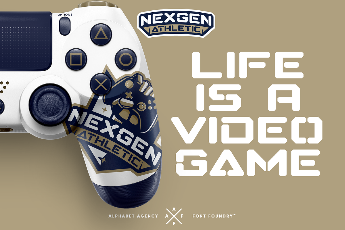 NEXGEN ATHLETIC FONT DUO preview 2