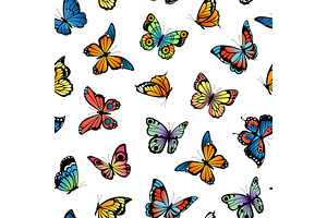 Vector Decorative Butterflies