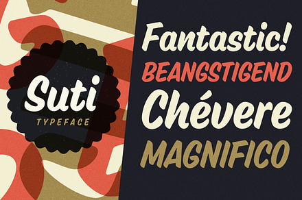 Suti, a Script Font by Mika Melvas