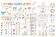 Hand Doodled Infographics Elements, a Presentation Template by Rosa Puchalt (Thumbnail 2 of 2)