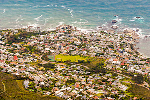 Aerial View of Camps Bay, an Architecture Photo by THP Creative