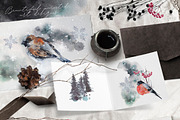 Winter fall bundle. all in 1, an Animal Illustration by Alisa Mikibith Art (Thumbnail 6 of 30)