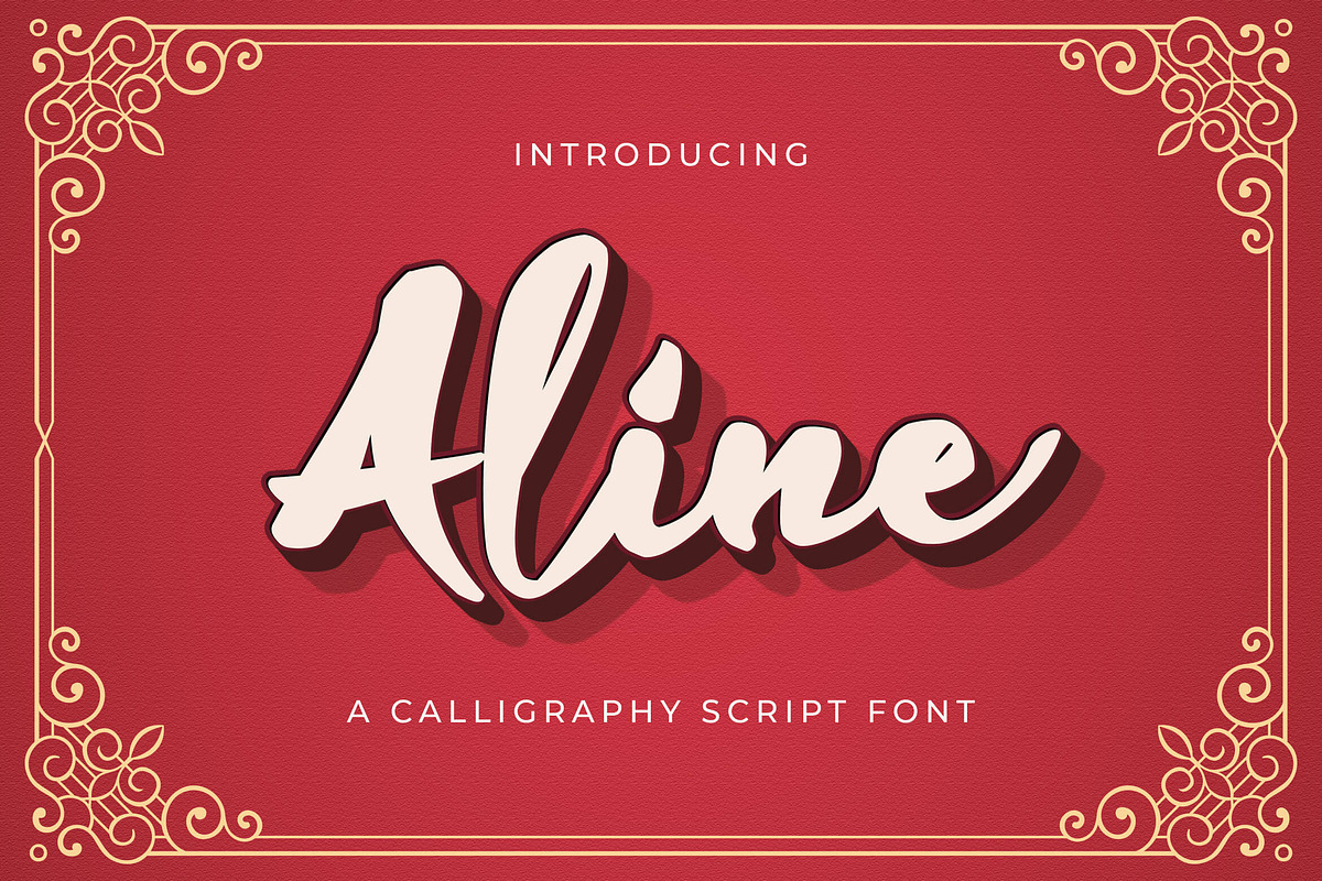 Aline - Handwritten Font, a Script Font by StringLabs (Photo 1 of 12)