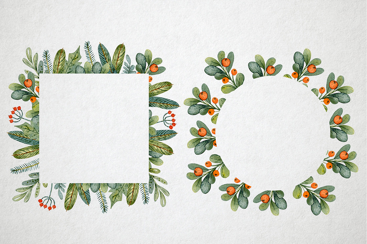 Christmas Set, an Illustration by annasokol_ (Photo 5 of 9)