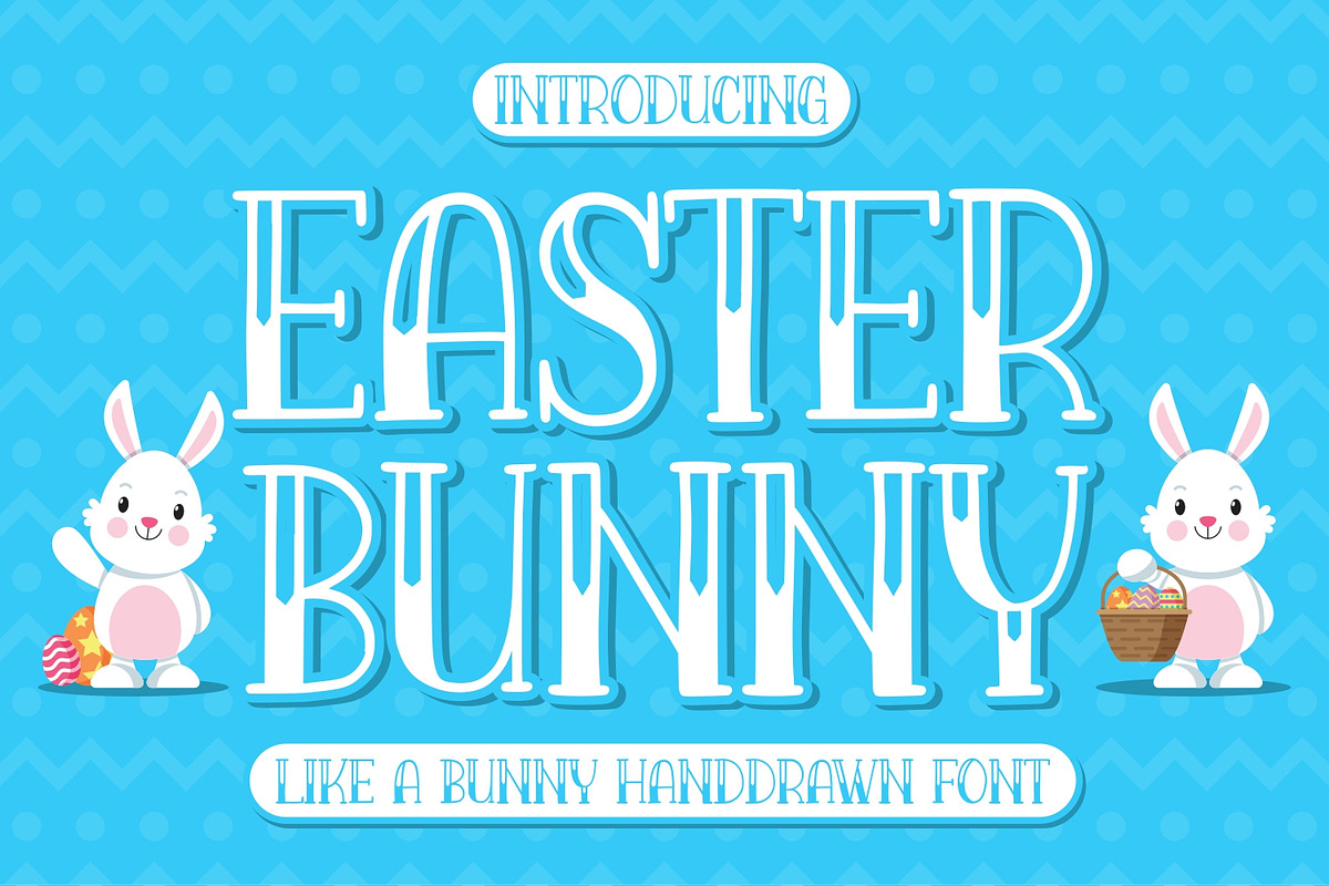 Easter Bunny, a Script Font by Good Java Studio (Photo 1 of 7)