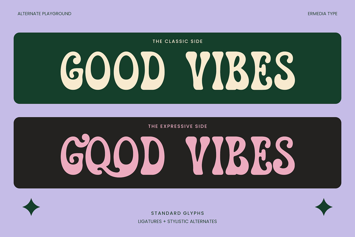Boovela || Retro Groovy Display Font, a Serif Font by Ermedia Studio (Photo 7 of 10)