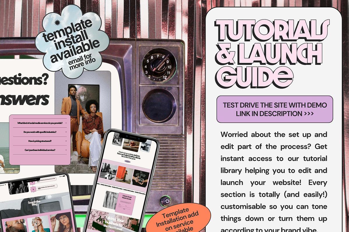 Content Creator Squarespace Website, a Templates & Theme by Kill Vanilla Studio (Photo 11 of 11)