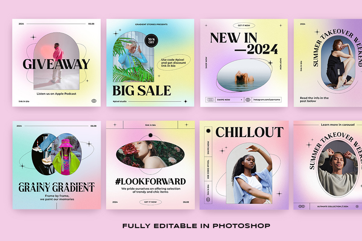 Instagram Post & Stories Template, a Social Media Template by Pixel_Vision_Store (Photo 2 of 3)