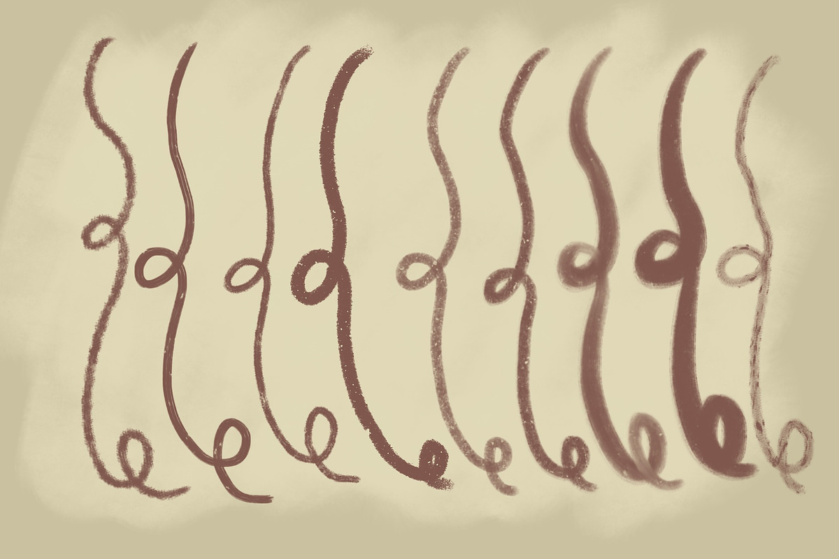 Pencil and Gouache Procreate Brush, a Brush Add-On by badrusblue (Photo 3 of 5)