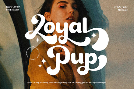 Loyal Pup - Retro Groovy Font, a Sans Serif Font by Inviline.co