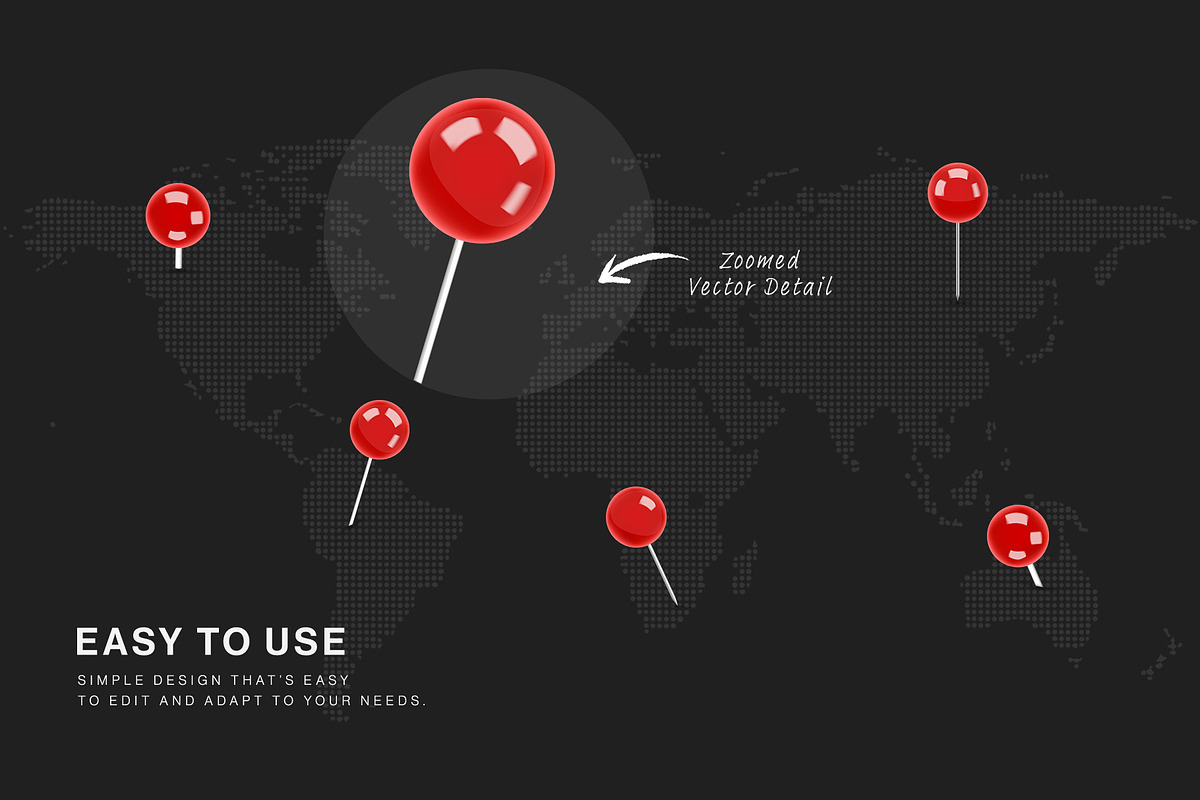 Map Pin Icons Set, an Object Graphic by DesignerCandies (Photo 5 of 6)