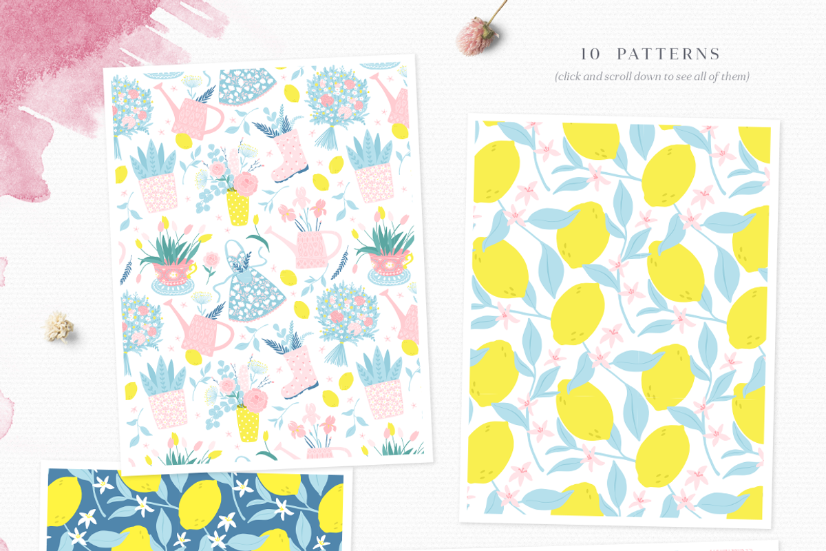 Mother's Day prints and patterns, a Pattern Graphic by Inna Moreva (Photo 3 of 10)