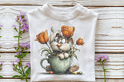 Whimsical Easter Bunny Clipart, an Illustration by OK Design (Thumbnail 4 of 6)