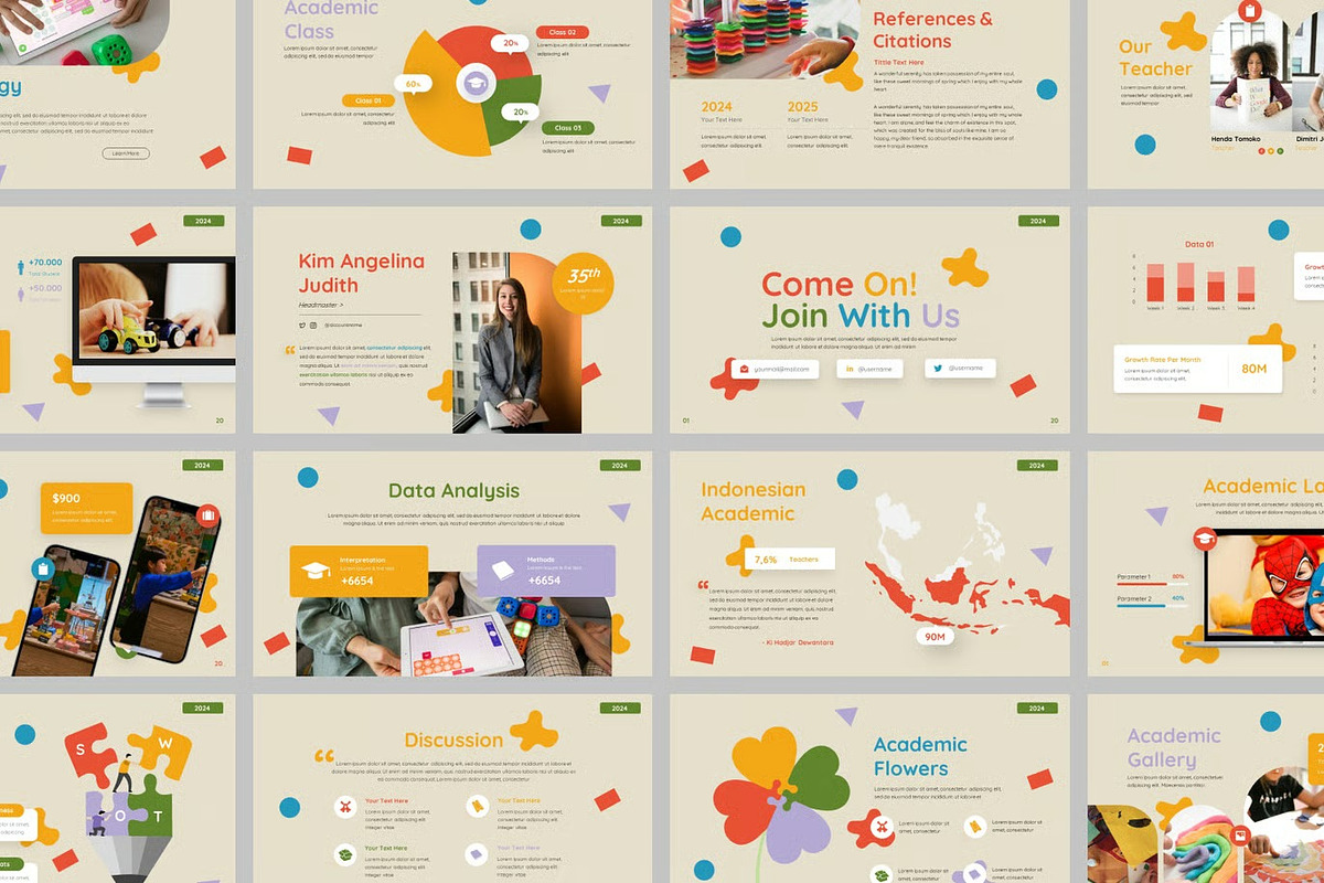 Fun Academic Education Keynote, a Presentation Template by Fit-tee (Photo 2 of 2)