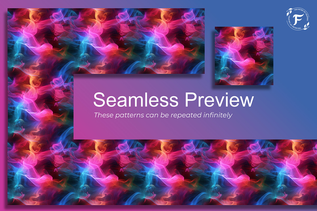 Smoke Effect Seamless Pattern, a Pattern Graphic by Forhadx5 (Photo 2 of 16)