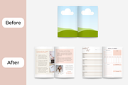 Magazine Book Mockups 5.5x8.5 Canva, a Books & Magazine Mockup by NoemieDesigns (Thumbnail 3 of 4)