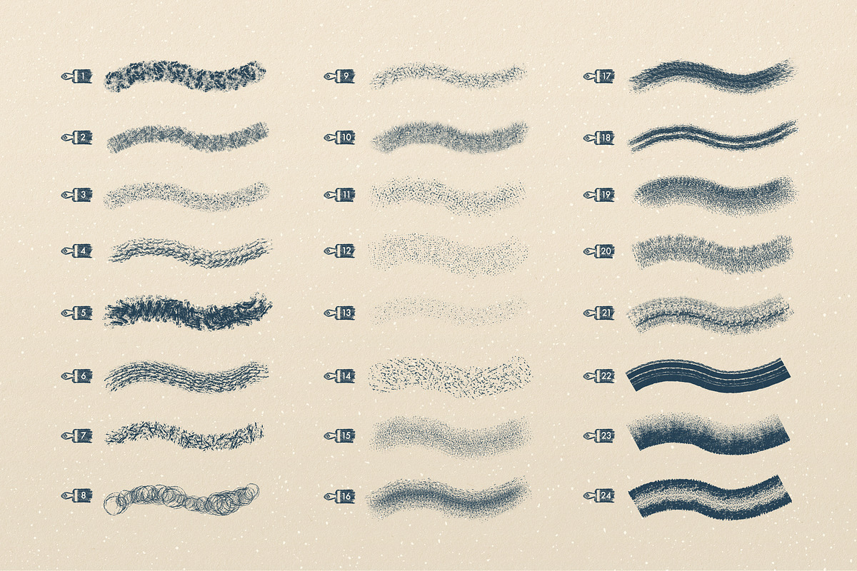 Artista Affinity Designer Brushes, a Brush Add-On by pixelbuddha.net (Photo 6 of 10)