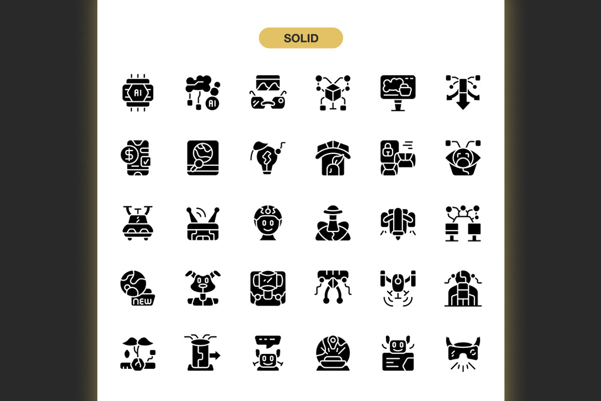 Technology Future Icons, an Icon by Spacepixel Creative (Photo 3 of 3)