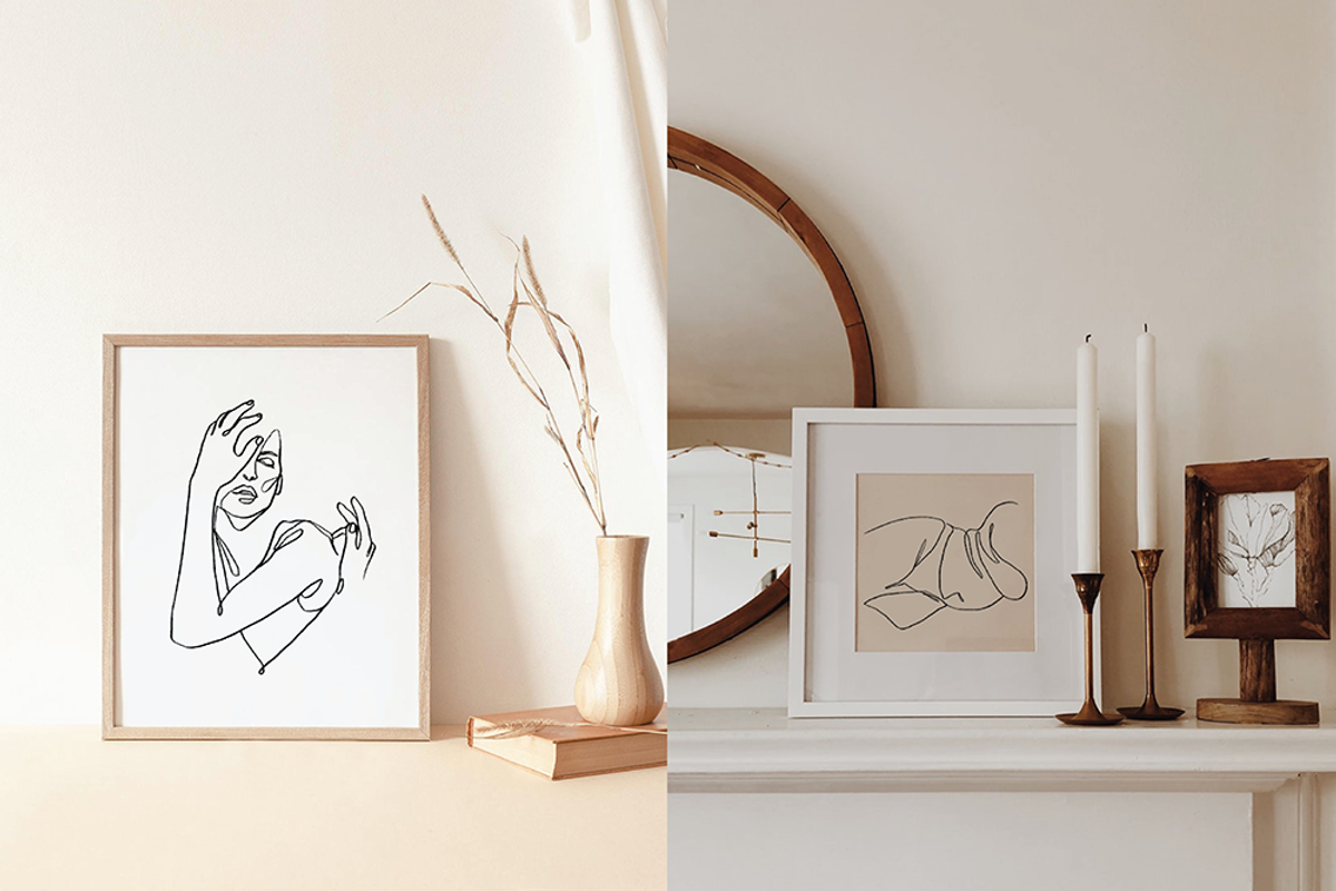 Abstract Female Figure Line Art, a Person Illustration by Rough Edges Supply Co. (Photo 6 of 8)