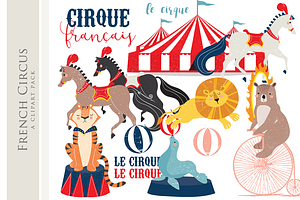 Circus clip art lion bear clipart