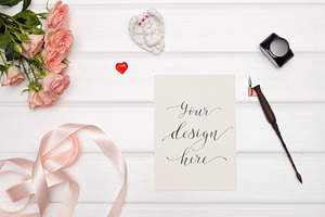 Mockup. Valentine's Day & Love. #9