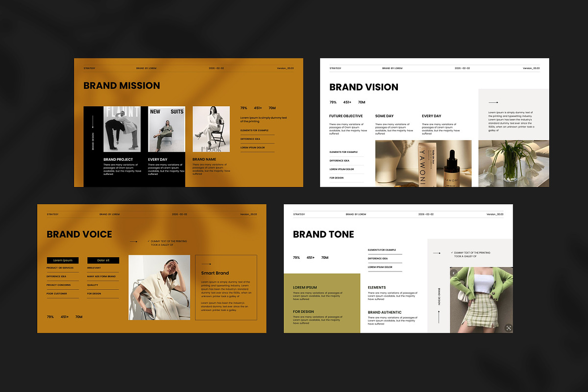 Brand Strategy Presentation Template, a Presentation Template by Slide-Agency (Photo 8 of 11)