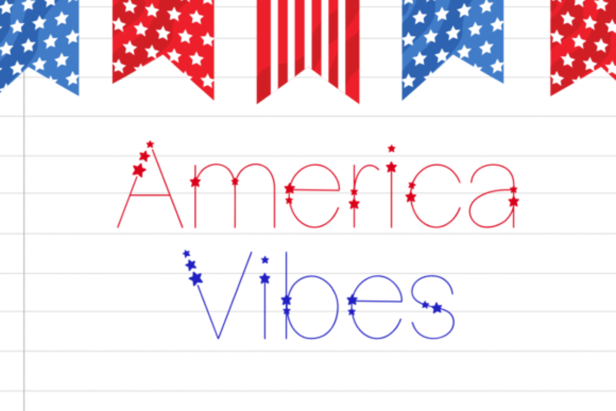 America Font, a Script Font by Cutie_Kate_Studio (Photo 2 of 11)
