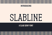 Slabline, a Slab Serif Font by RADesigns21 (Thumbnail 1 of 7)