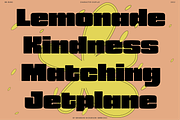 Buns, a Sans Serif Font by Bnick (Thumbnail 3 of 10)