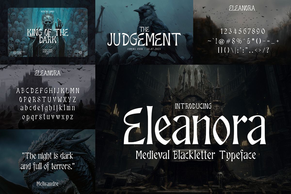 Gothic Font Bundle - 22 Fonts!, a Blackletter Font by HipFonts (Photo 5 of 9)