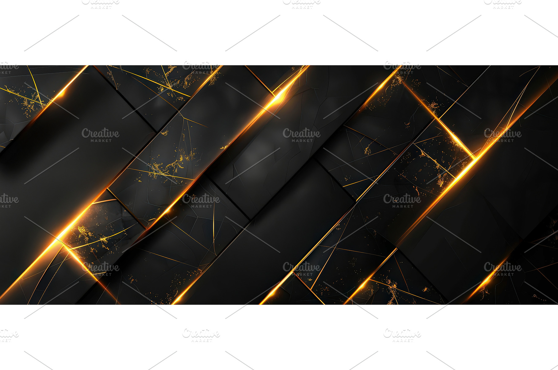 Black and gold luxury geometric, an Abstract Photo by piter.goskov