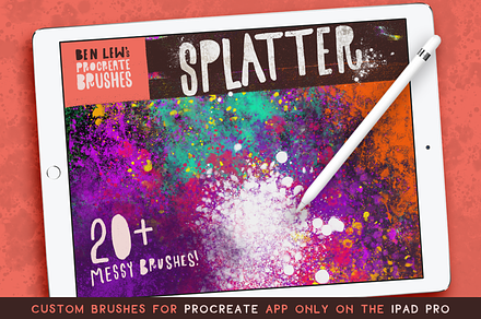 Procreate Splatter Brushes