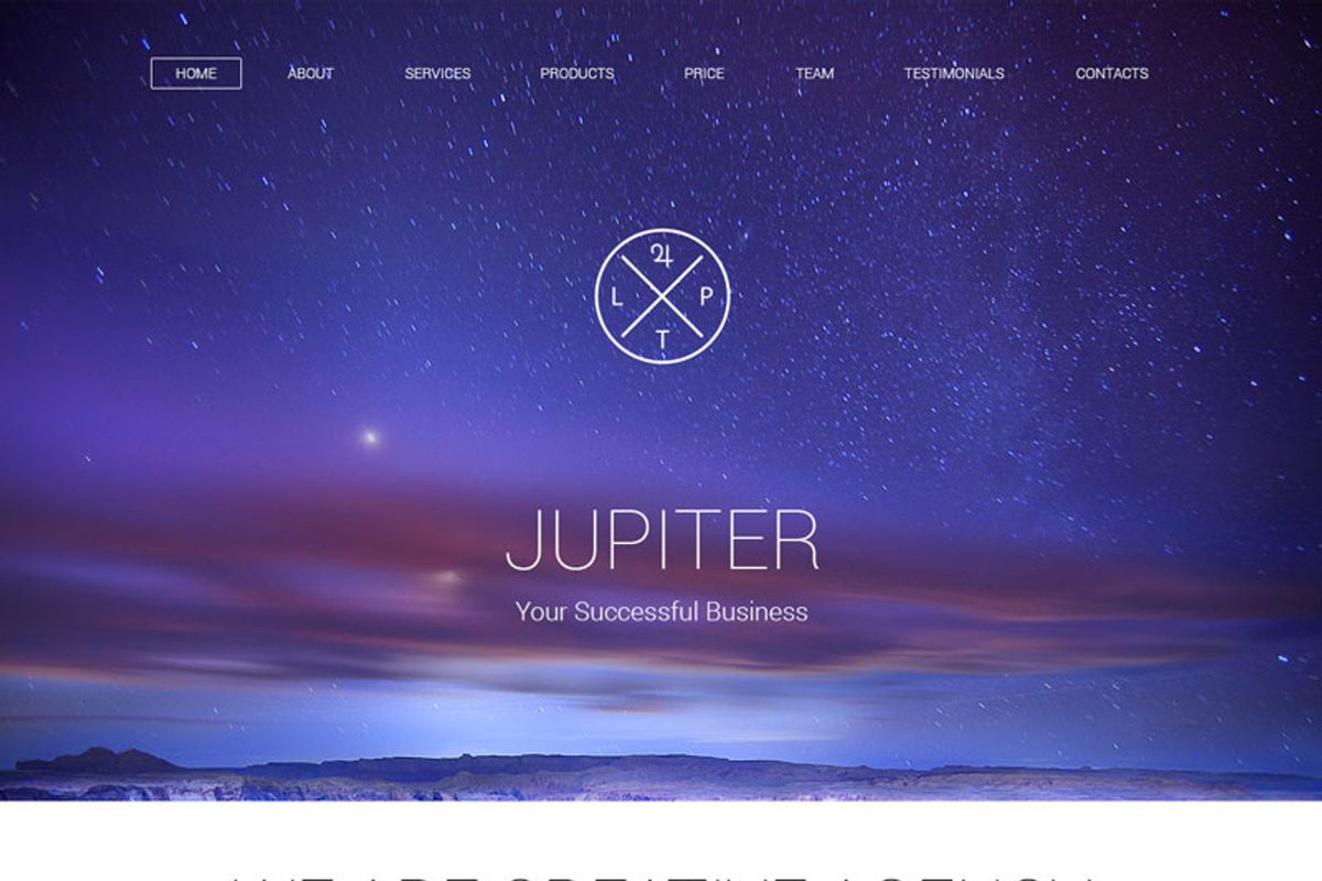 Jupiter Creative Agency PSD Template, a Websites & App Template by emagweb
